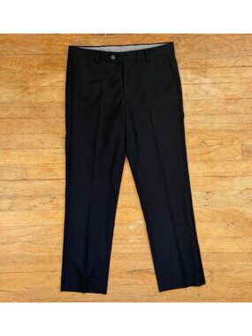 Nordstrom Kids Boys Dress Pants Size 16 Black Trousers 30x27 30 Waist 27 Inseam